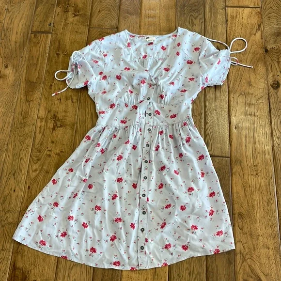 billabong blue floral dress Billabong